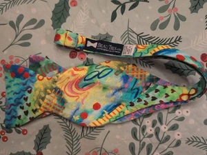 Beau Krawatten verstellbare Fliege. Hell gemaltes Muster 2,5" breit kostenloser Versand  - Bild 1 von 1