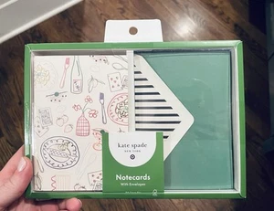 NEW KATE SPADE NEW YORK x TARGET NOTECARDS WITH ENVELOPES - 20 PIECE SET - Picture 1 of 2