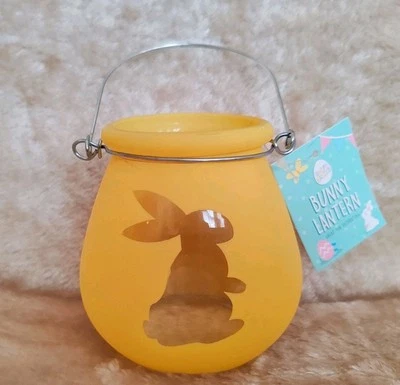 Happy Easter Bunny Lantern, Yellow, New with tag - Image 1 of 3