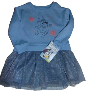 ~¡Vestido tutú AZUL para niñas nuevo con etiquetas! Talla 3T Super Lindo FS:)~ - Imagen 1 de 2