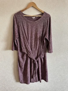 Fat face Burgundy Twist Front Dress Size 18 - Picture 1 of 5