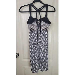 Prana Geometric Cora Built in Bra Strappy Activewear Dress - Picture 1 of 4