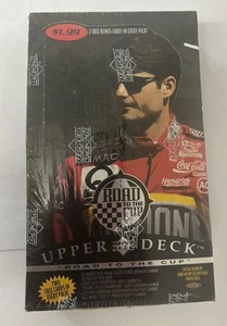 1996 Upper Deck Road to The Cup Factory Sealed NASCAR Racing Box 40 Pack - Picture 1 of 3