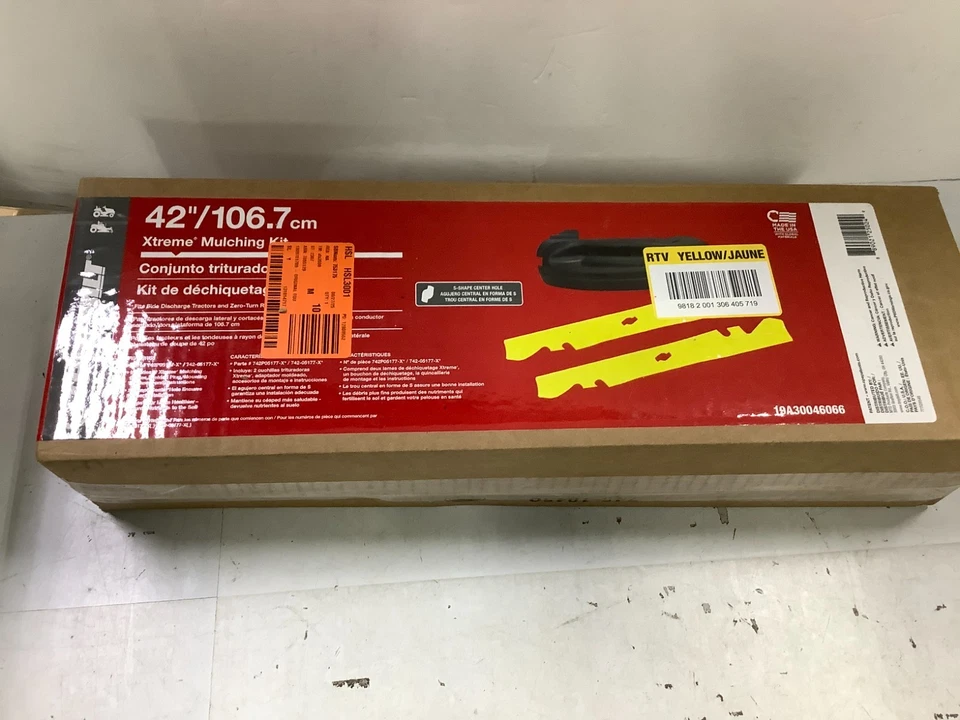 Kit de mantillo Troy-bilt 19A30046066 equipo original Xtreme 42" para ciclistas OB Foto 1 de 1