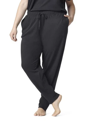 HUE Women's Lounge Jogger Pant, Black, Large-X-Large - Image 1 of 2