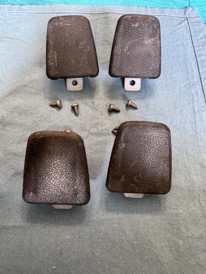 1970-1971 Dodge CHALLENGER SHOULDER BELT Complete CLIP SET Of Four(4)BLACK COLOR - Image 1 of 4