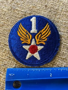 Parche INV11051 de la Primera Fuerza Aérea del Ejército de los Estados Unidos Segunda Guerra Mundial - Imagen 1 de 3