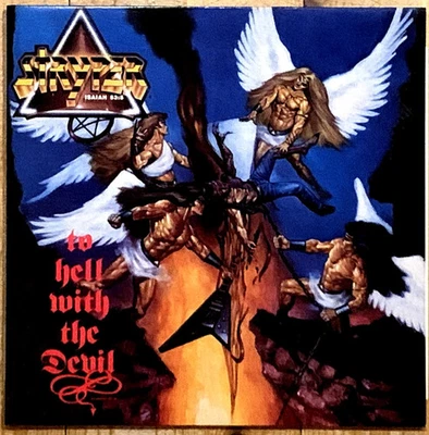 STRYPER To Hell With The Devil  1986 ENIGMA  BANNED COVER  VINYL LP  Near MINT - Image 1 of 4