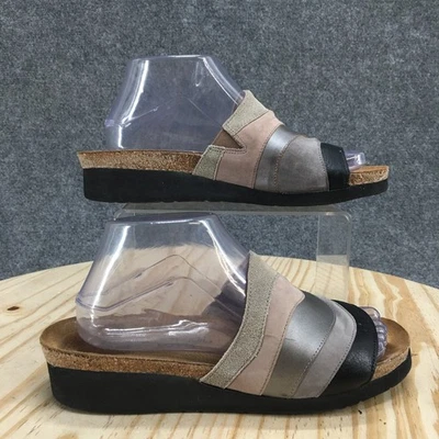 Sandalias Naot para mujer 40 Portia Slides multicolor sin cordones punta abierta tacones de cuña Foto 1 de 4
