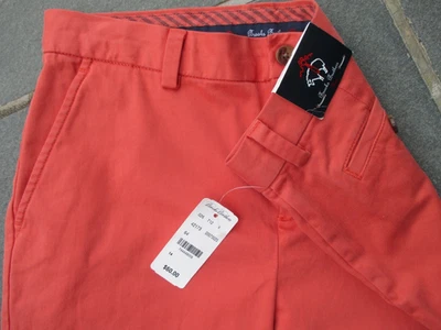 PANTALONES CHINOS BROOKS BROTHERS Niño ROJOS Clásicos ALGODÓN Caqui Preppy Escuela de Golf 14 Foto 1 de 4