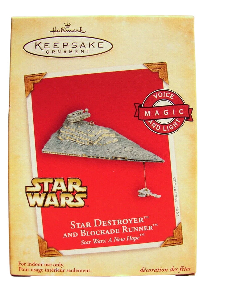 Hallmark Star Wars Destroyer Blockade Runner Ornament - Gray (QXI4064)