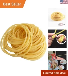 Elastic 50ft Latex Tubing, Ideal for Slingshot Catapults & Medical Applications - Picture 1 of 8