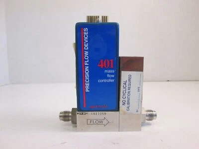 Precision Flow Devices 401, Mass Flow Controller, Gas- H2, Range- 10 SLM, VCR - Image 1 of 3
