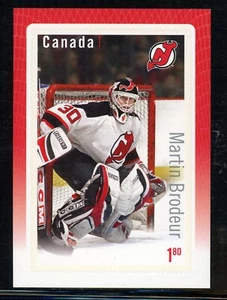 Canadá - Tarjeta deportiva de hockey - Sello MNH #2878 Martin Brodeur (2015) - Imagen 1 de 2