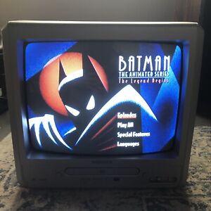 Magnavox 13" CRT Color TV DVD Player Combo No Remote MWC13D6 Tested Works Gaming