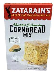 Zatarain's Cheddar Jalapeno Cornbread Mix 12.5 oz Zatarains - Picture 1 of 1