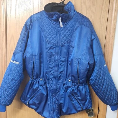 VTG 90s Polaris USA Women’s Large Full Zip Blue Embroidered Jacket Excellent! - Image 1 of 4
