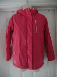 Next Girls Size Age 11 Years Padded Puffer Jacket Coat Winter School Pink Red - Picture 1 of 15
