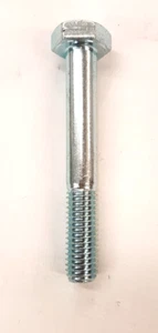 M10x70mm Hexagon head Bolt Gr8.8 Bright Zinc Plated pack of 25 (1070HBZ0) - Picture 1 of 2