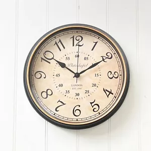 Wall Clock Retro Antique Style Vintage Kitchen Living Room Office Home Decor - Picture 1 of 2