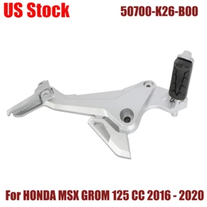For 2017-2020 Honda Grom 125 Left Side Foot Peg Mount & Foot Pegs 50700-K26-B00 - Picture 1 of 11