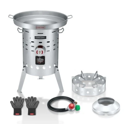 Estufa Comal CONCORD Acero Inoxidable El Grande + Comal Foto 1 de 4