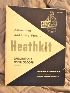 Heathkit Manuale di Montaggio e Uso per Oscilloscopio da Laboratorio Modello O-10 Pittori - Foto 1 di 1