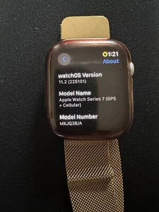Apple Watch Series 7 44/45mm GPS Cellular - Picture 1 of 9