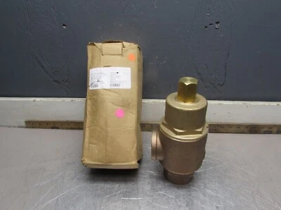 NEW! KUNKLE 0020-H02-MG  , BRASS SAFETY RELIEF VALVE ,2" , SET-50 psi,  NIB! - Image 1 of 4