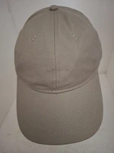 Port and Company beige Kugelkappe Klett Einheitsgröße neu ohne Etikett - Bild 1 von 6