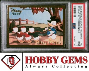 TRUANT OFFICER DONALD Donald Duck PSA 9 1995 Skybox Disney Premium #19 C2 - Picture 1 of 3
