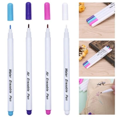Disappearing Ink Tailoring Pens Set of 4 Suitable for Leather and Embroidery - Image 1 of 4