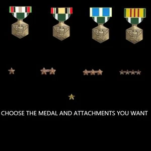 NAVY COMMEDATION MEDAL RIBBON LAPEL PIN KOREA VIETNAM AFGHANISTAN IRAQ - Picture 1 of 14