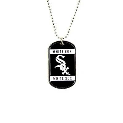 Chicago White Sox Metal Dog Tag Necklace MLB Licensed Baseball Jewelry - Image 1 of 3