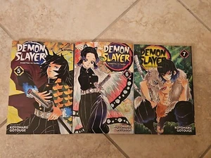 Demon Slayer 5, 6, 7 By Koyoharu Gotouge - Picture 1 of 3