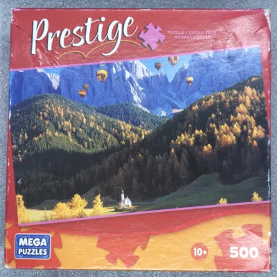 St Johann in Villnoss Prestige 500 pc Jigsaw Puzzle Mega Brands Factory Sealed - Image 1 of 2