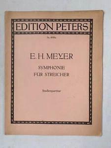Noten .  Meyer. Symphonie für Streicher. Studienpartitur. - Bild 1 von 1