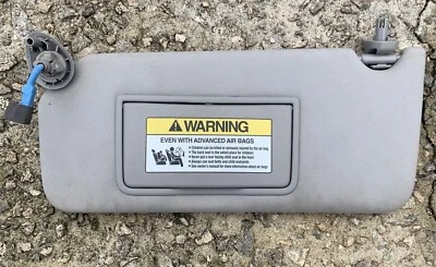 2008-2012 HONDA ACCORD Driver Side SUN VISOR LH Lighted GRAY Sunvisor OEM - Image 1 of 3