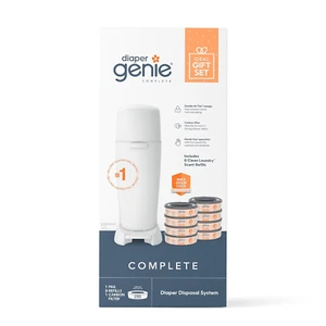 Registry Gift Set | Includes Complete Diaper Pail, 8 Refill Bags, 1 Carbon Filt - Picture 1 of 11