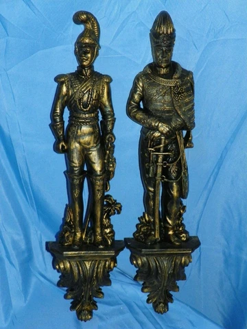 Burwood Mid Century Spanish  Plastic 3D Wall Hanging Decor KNIGHTS Set of 2 Cover