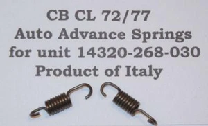 Resortes avanzados automáticos de repuesto para honda CB77 CB72 MEJOR hechos en Como Italia - Imagen 1 de 1
