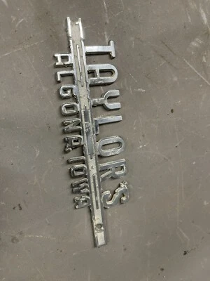 Vintage Car Dealer Emblem Nameplate Chevy Ford Taylor's Algona Iowa Camaro Nova - Image 1 of 4