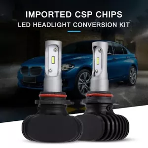 S2 9005 HB3 LED High Beam Headlight Bulbs Conversion Kit Super White 6000K 2100W - Bild 1 von 12