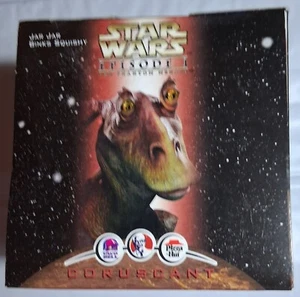STAR WARS Episode 1 JAR JAR BINKS SQUISHY  Toy Taco Bell KFC Pizza Hut  NIB 1999 - Picture 1 of 1