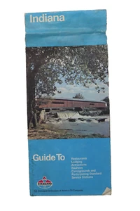 VTG Travel Map Standard Oil Indiana 1970s - Picture 1 of 2