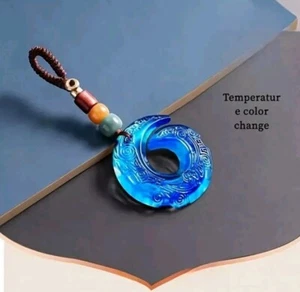 Llavero Colgante Dragón Cambiante de Color - Amuleto de Estado de ánimo Gancho Hebilla Regalo - Imagen 1 de 4