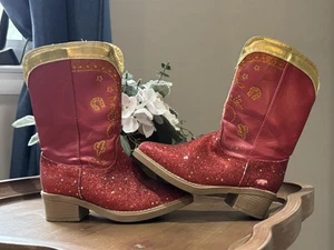 Toy Story Jessie rot Glitzer Cowboy Cowgirl Stiefel für Mädchen Disney 11 12 - Bild 1 von 9