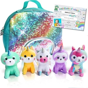 Unicorn Stuffed Animals for Girls - Full Set of Unicorn Toys for Girls Age 3 ... - Picture 1 of 9