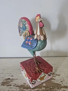 Figura Jim Shore Heartwood Creek 2003 The Spirit of Country Rooster 7" 117144 - Imagen 1 de 8