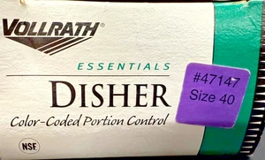 Vollrath Disher 47147 #40 3/4 Oz. Orchid (Purple) Handle NEW! - Foto 1 di 5
